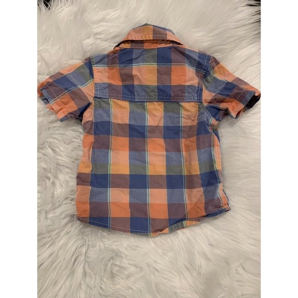 OSH KOSH Boys 12M Short Sleeve Button Down Shirt - Picture 4 of 4